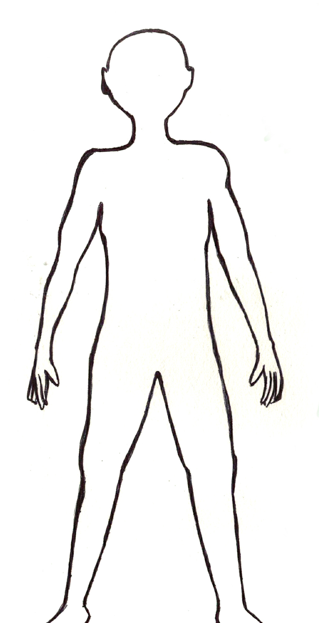 body outline drawing