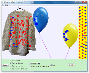 Balloons and Static Electricity Screenshot